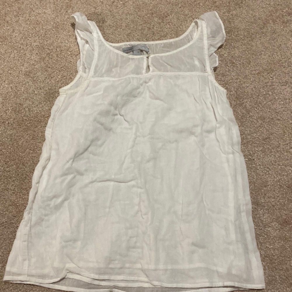 White tank top